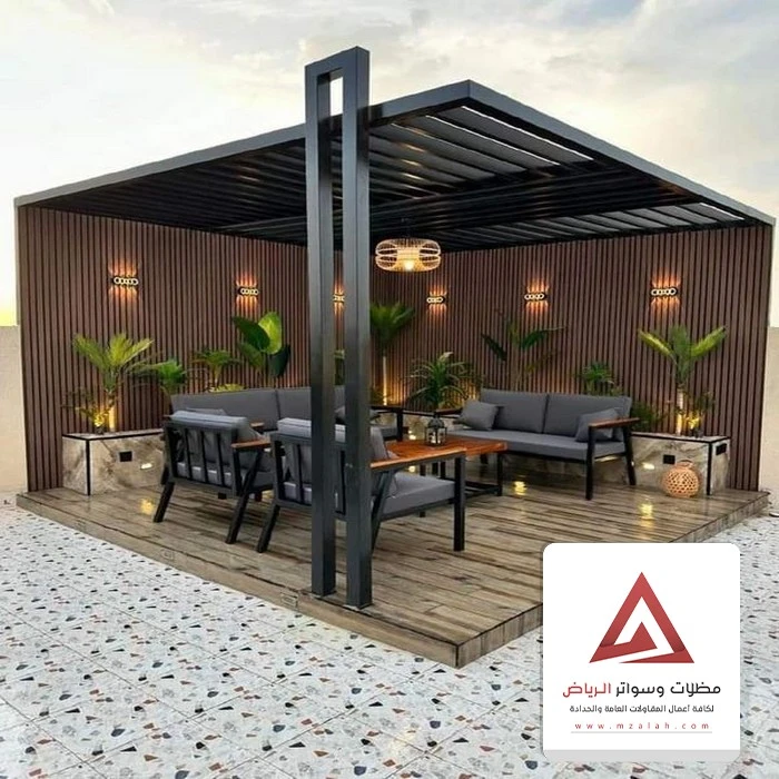 تفصيل مظلات حدائق الرياض