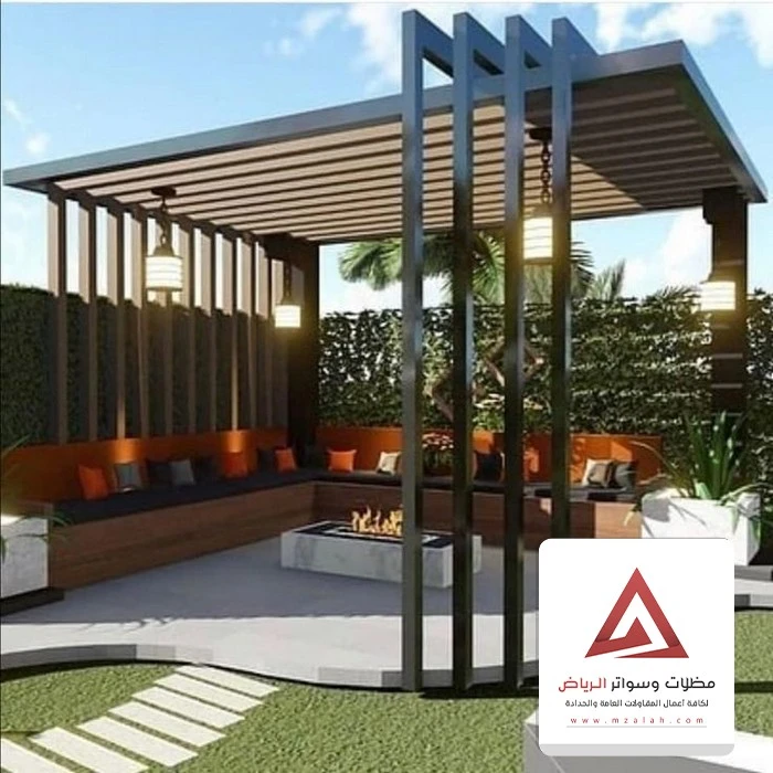 تصميم مظلات حدائق الرياض