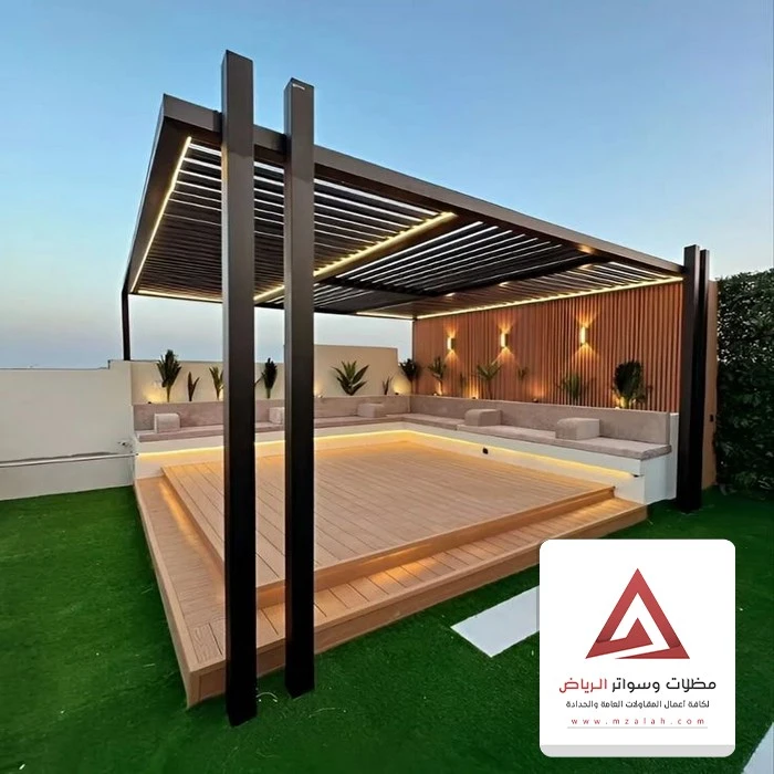 تصميم مظلات حدائق الرياض