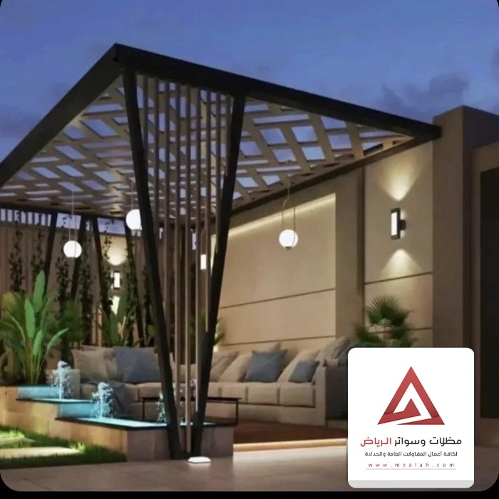 مظلات قماش للحدائق الرياض