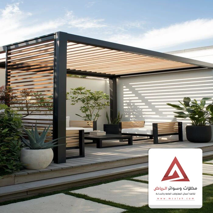 مظلات خشبية خارجية الرياض