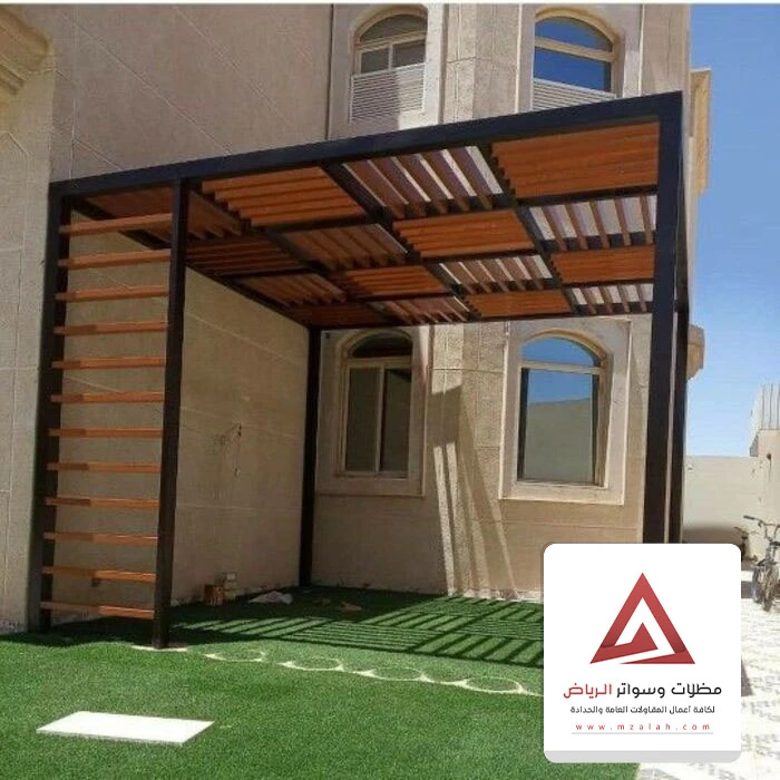 بناء مظلة خشب الرياض