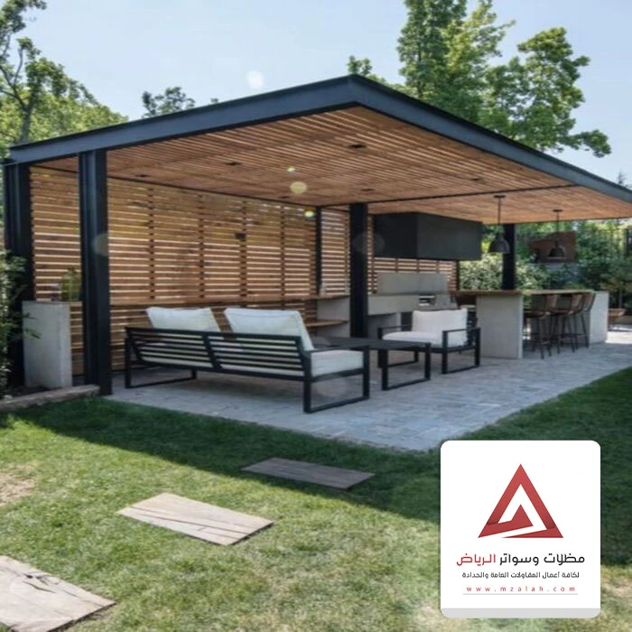 مظلات خشبية خارجية الرياض