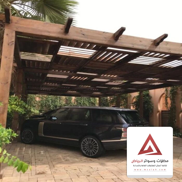 بناء مظلة خشب الرياض