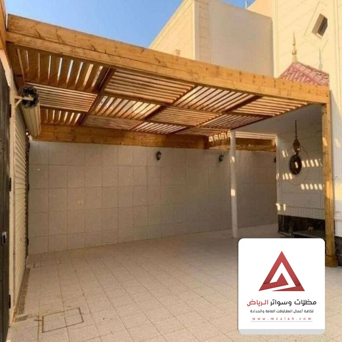 عمل مظلة خشبية الرياض