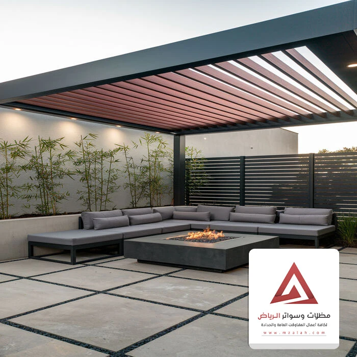 مظلات خشبية خارجية الرياض