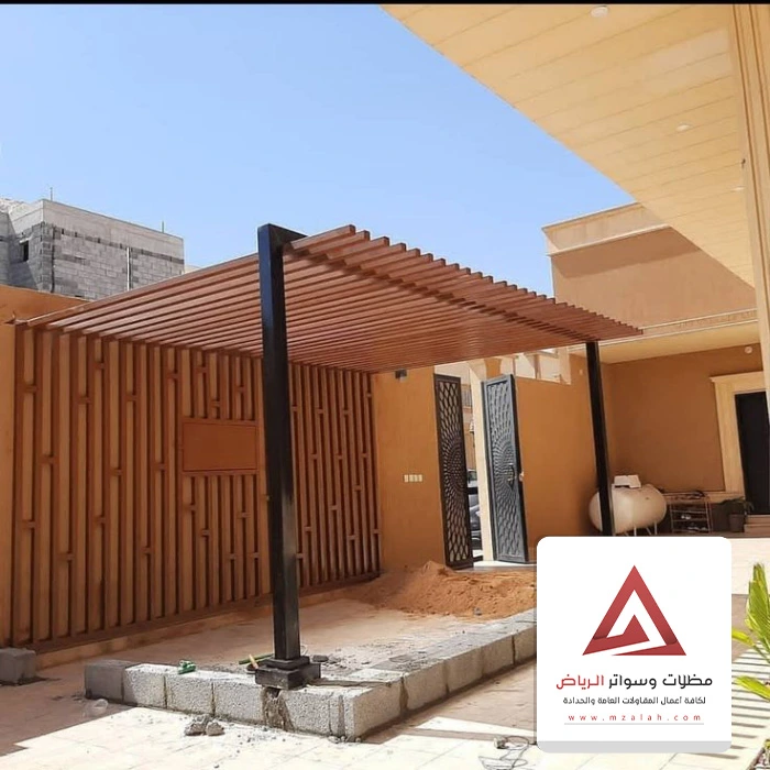 تركيب مظلات خشبية في الرياض