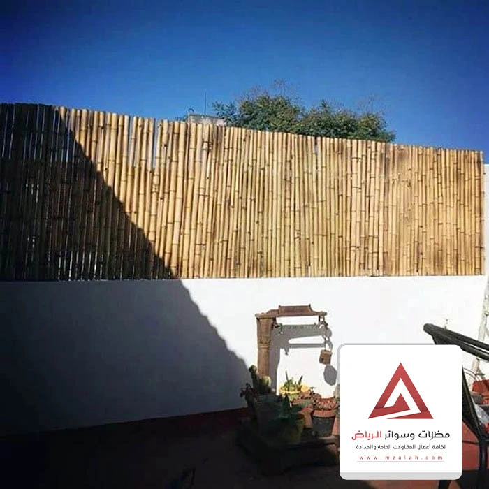 سواتر خيزران للجدران بالرياض